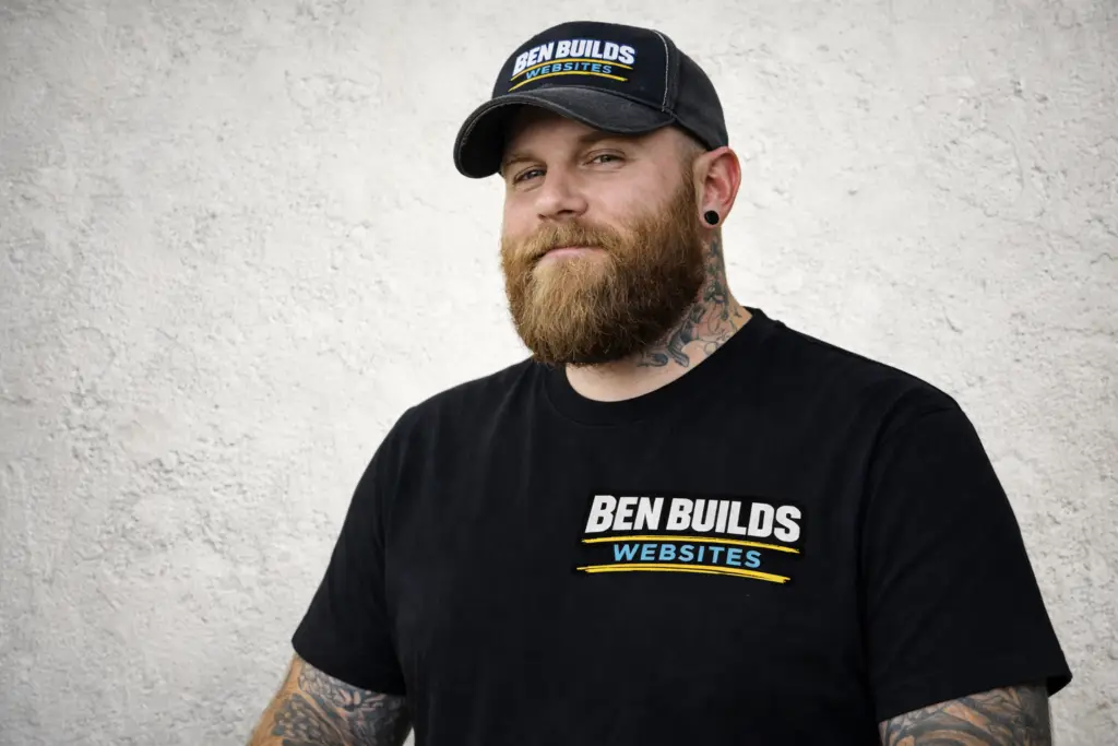 friendly website designer in shropshire having picture taken