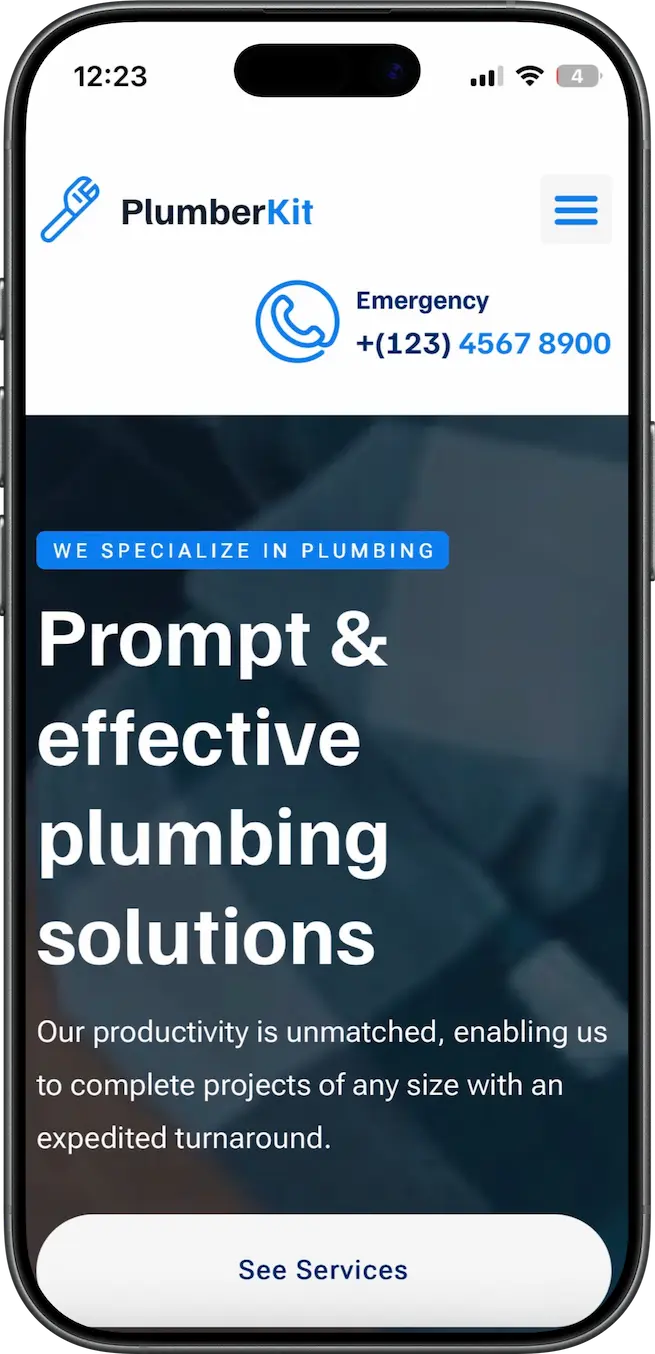 Web Design for Plumbers 3 web design for plumbers