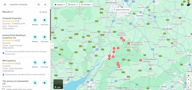 seo website design for tradespeople