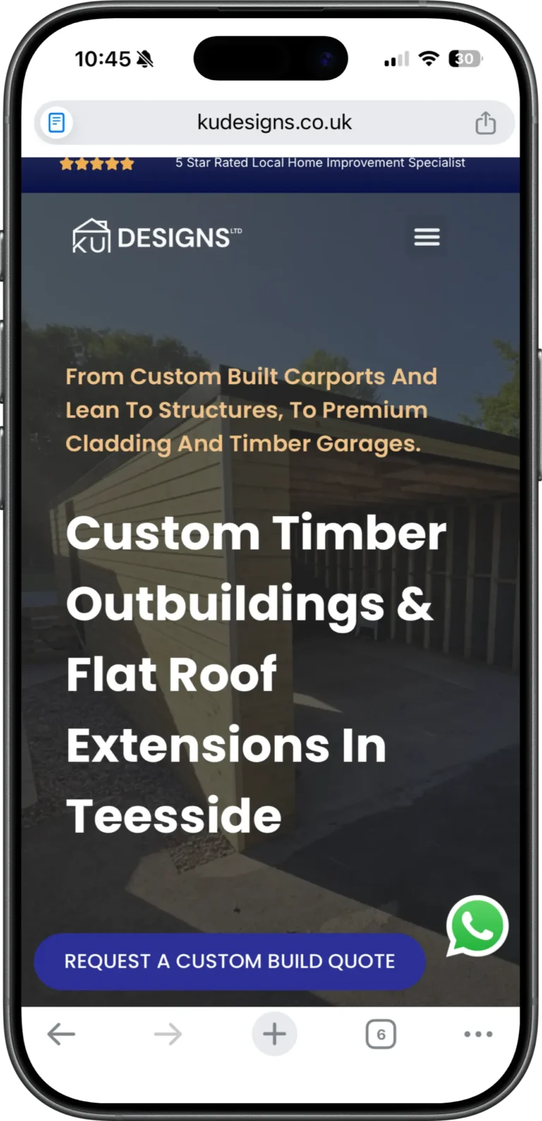 web design for carpenters