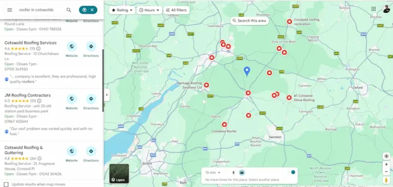 web design for roofers benbuildswebsites specialist