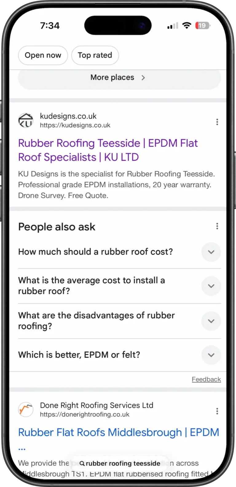 web design for tradespeople pay monthly